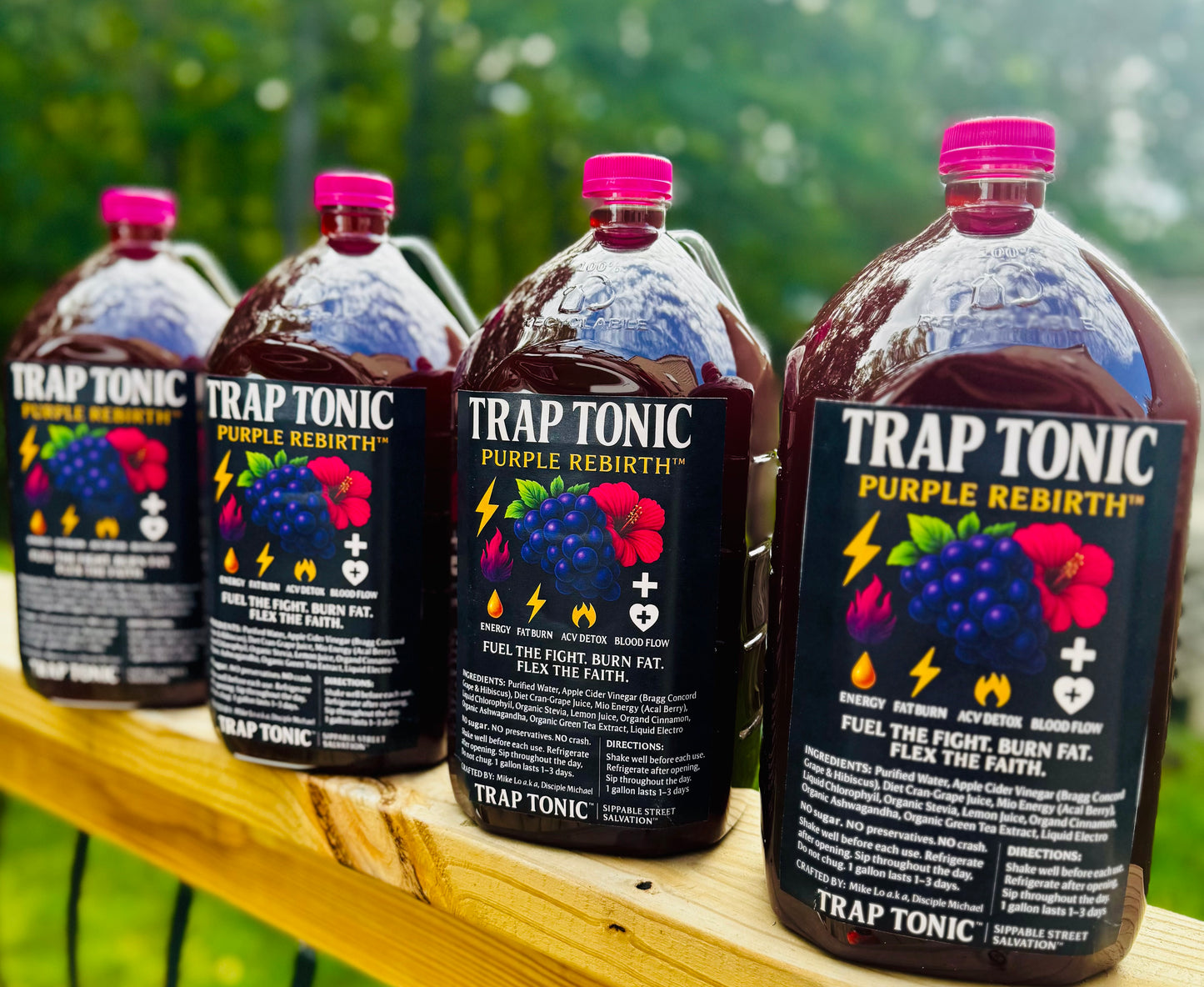 God's Glory- 1 Gallon Trap Tonic Purple Rebirth Supreme Detox & Performance Drink